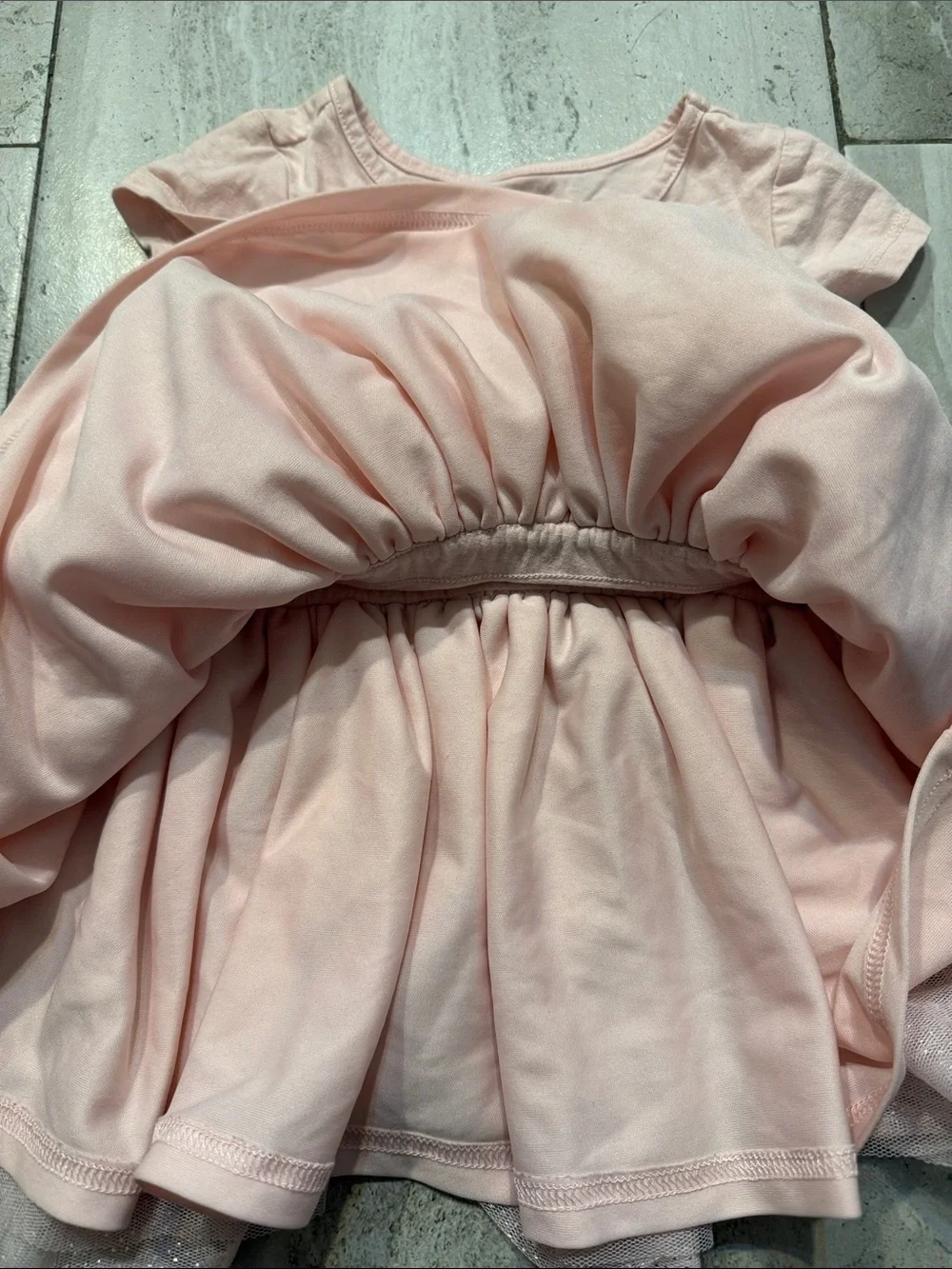 The Children's Place Pink Tulle Princess Dress with Gold Accent - Picture 6 of 9